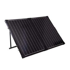 120 वाट काले सौर पीवी पैनल / धातु संभाल के साथ Foldable सौर पैनल