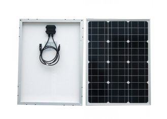 सौर कैम्पिंग लाइट के लिए 50 वाट मोनो पीवी सौर पैनलों एल्यूमिनियम फ्रेम चार्जिंग