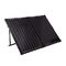 120 वाट काले सौर पीवी पैनल / धातु संभाल के साथ Foldable सौर पैनल