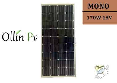 ग्रेड ए / बी मोनोक्रिस्टलाइन सिलिकॉन सौर सेल 170W सौर पैनल भारत
