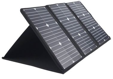 Foldable सौर पैनल काले सौर पीवी पैनलों 30 मिमी * 25 मिमी मोटाई एल्यूमिनियम फ्रेम