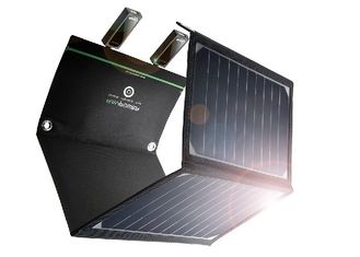 ऑरेंज रंग सौर पैनल यूएसबी चार्जर, पोर्टेबल पनरोक सौर बैटरी चार्जर