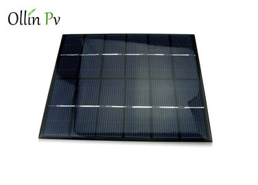 मोनो / पॉली मिनी सिलिकॉन सौर पैनल 2W 6v बैटरी आसान यार्ड प्रकाश के लिए ले जाने के लिए