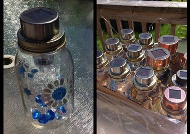 खरीदें प्लास्टिक सौर प्रकाश ढक्कन के लिए मिनी Epoxy राल दौर सौर पैनल चार्जिंग online manufacture