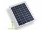 आसान 10 डब्ल्यू सौर पैनल सौर सेल सौंदर्य संबंधी उपस्थिति और ऊबड़ डिजाइन स्थापित करें