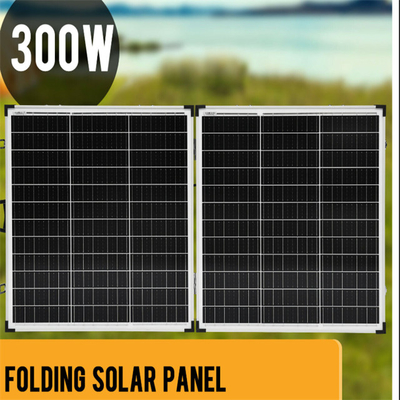 250W 300W 400w फोल्डेबल ग्लास सोलर पैनल कैम्पिंग किट